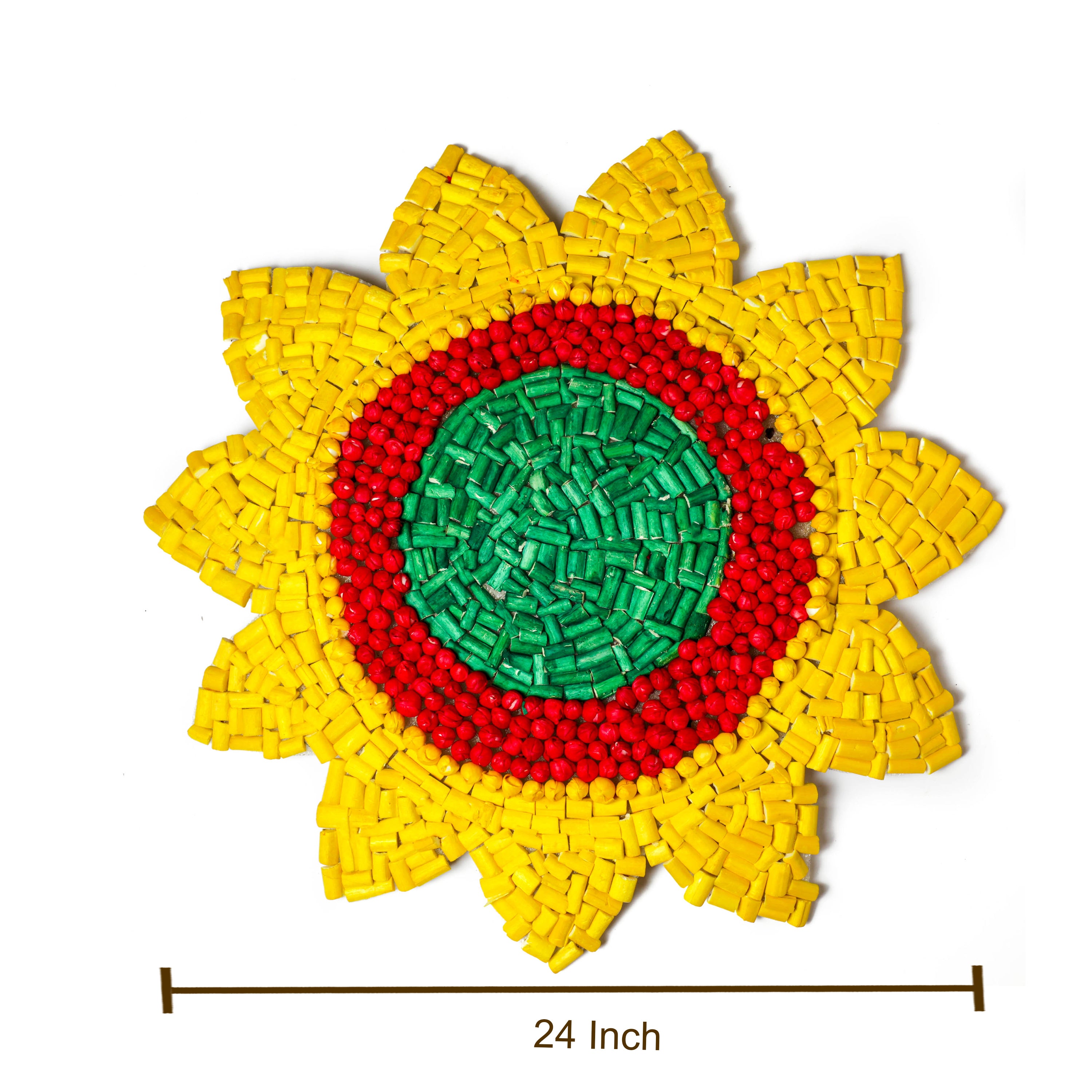 Foam floral background props for Indian Weddings and Pooja